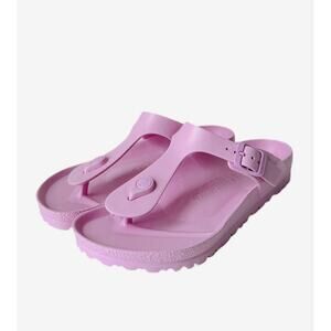 Birkenstock Unisex Gizeh Eva Sandals US 7.5 EU 38 Bobble Bath Pink